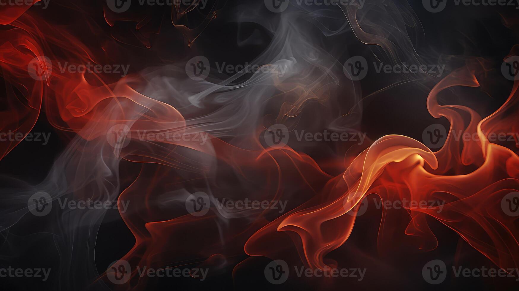 orange dark smoke background photo