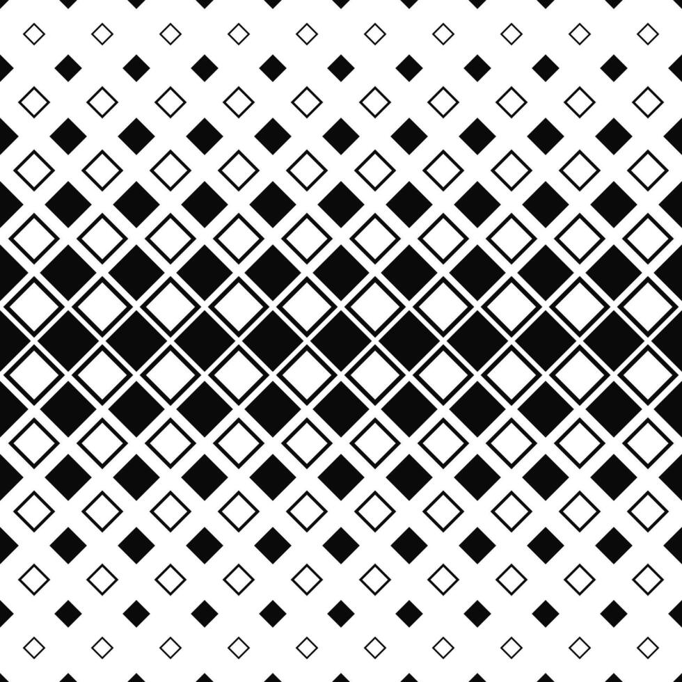 A black and white geometric pattern with squares vector
