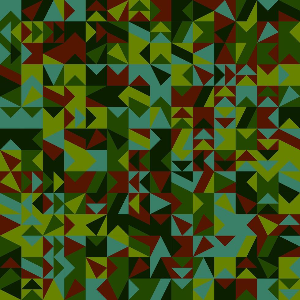 A green and red geometric pattern vector