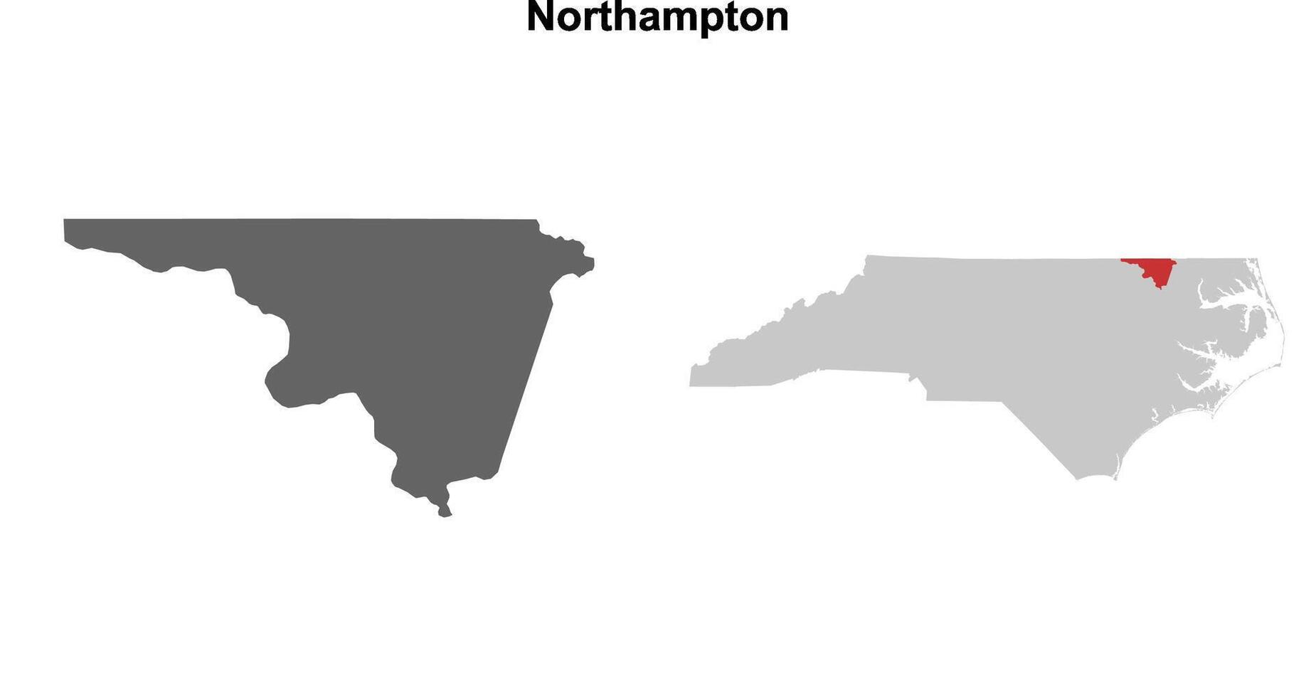 Northampton County North Carolina Blank Outline Map Set 56388680 Vector Art At Vecteezy Northampton County North Carolina Blank Outline Map Set 56388680 Vector Art At Vecteezy