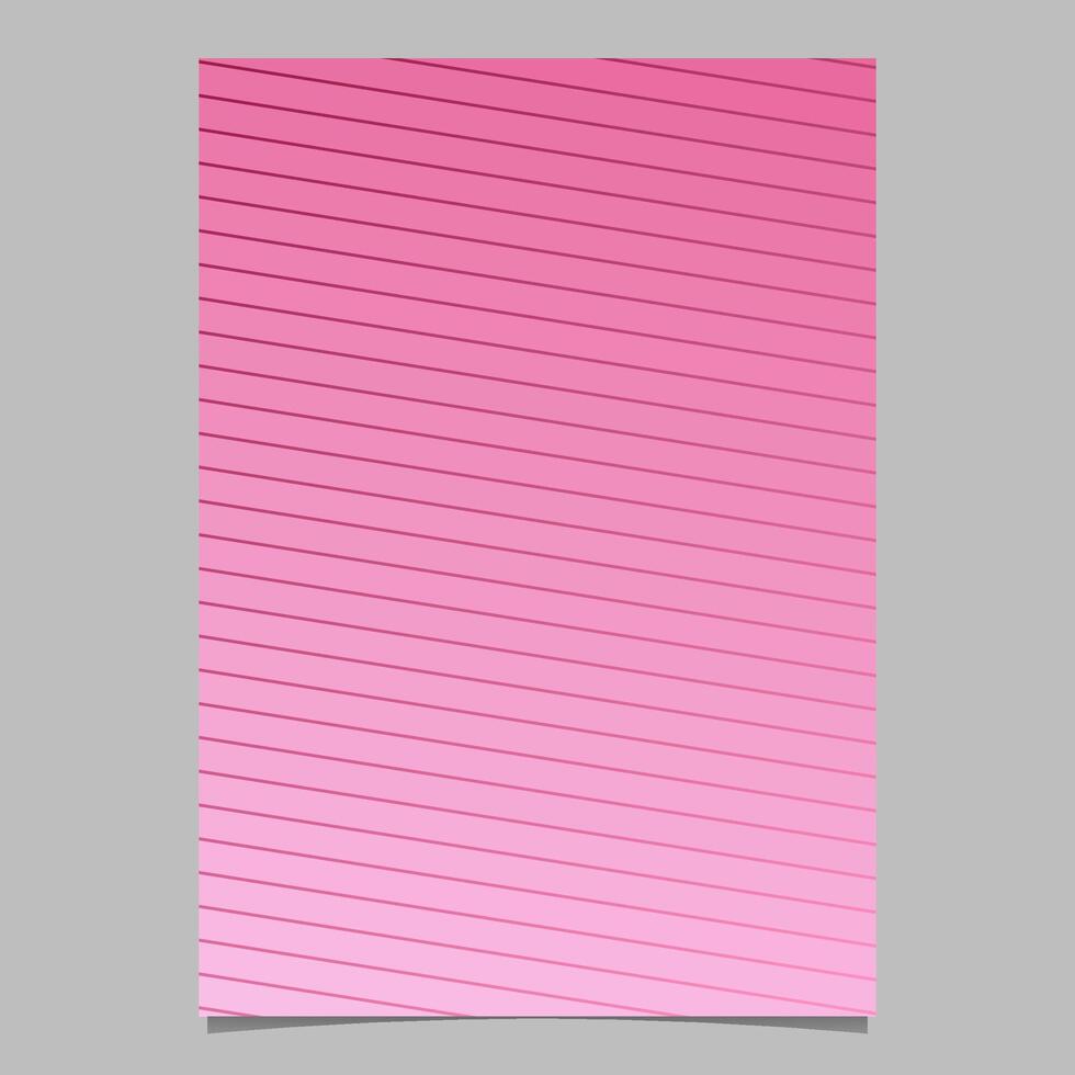 Pink stripe page background - gradient abstract brochure template vector