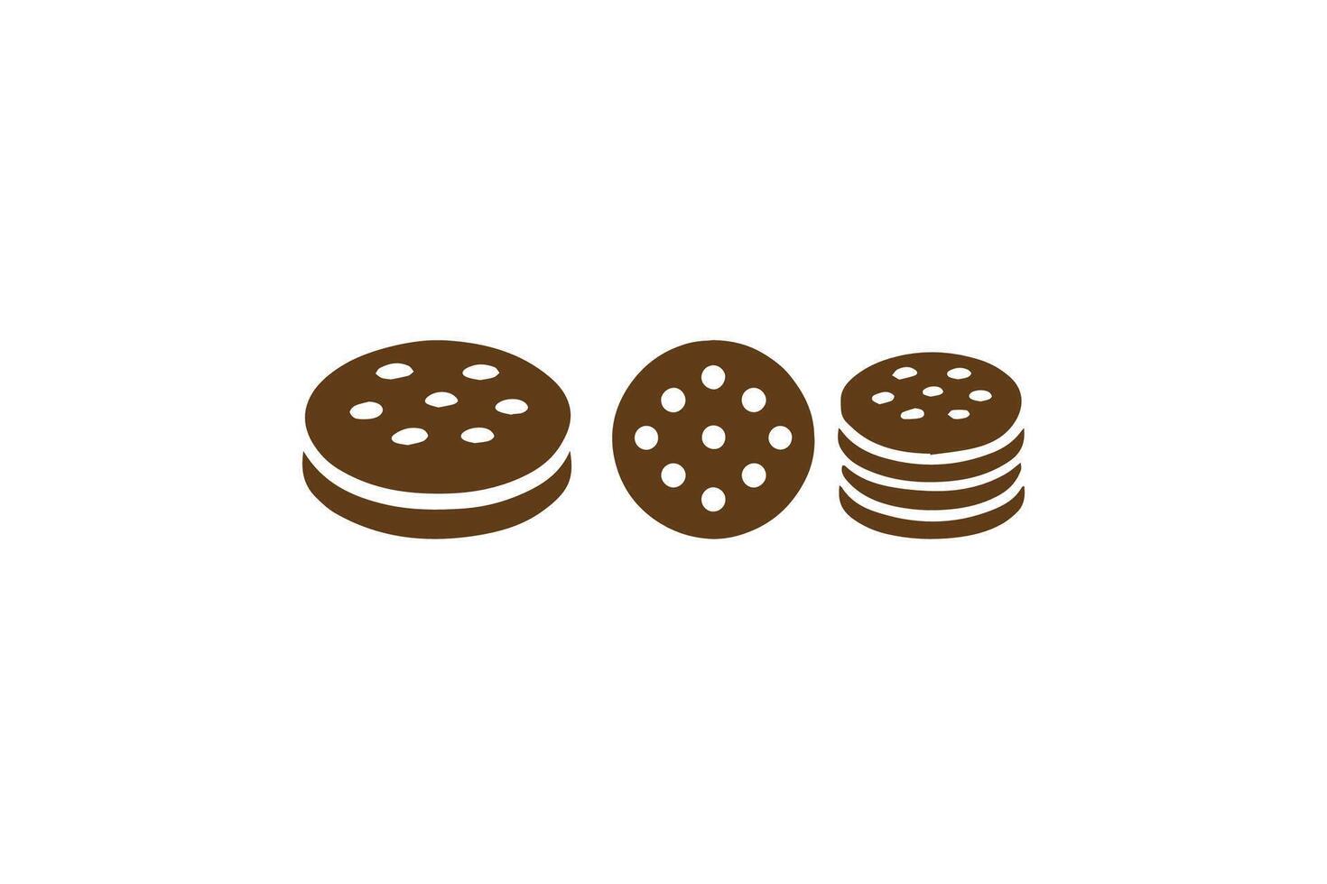 Cookie icon illustration vector