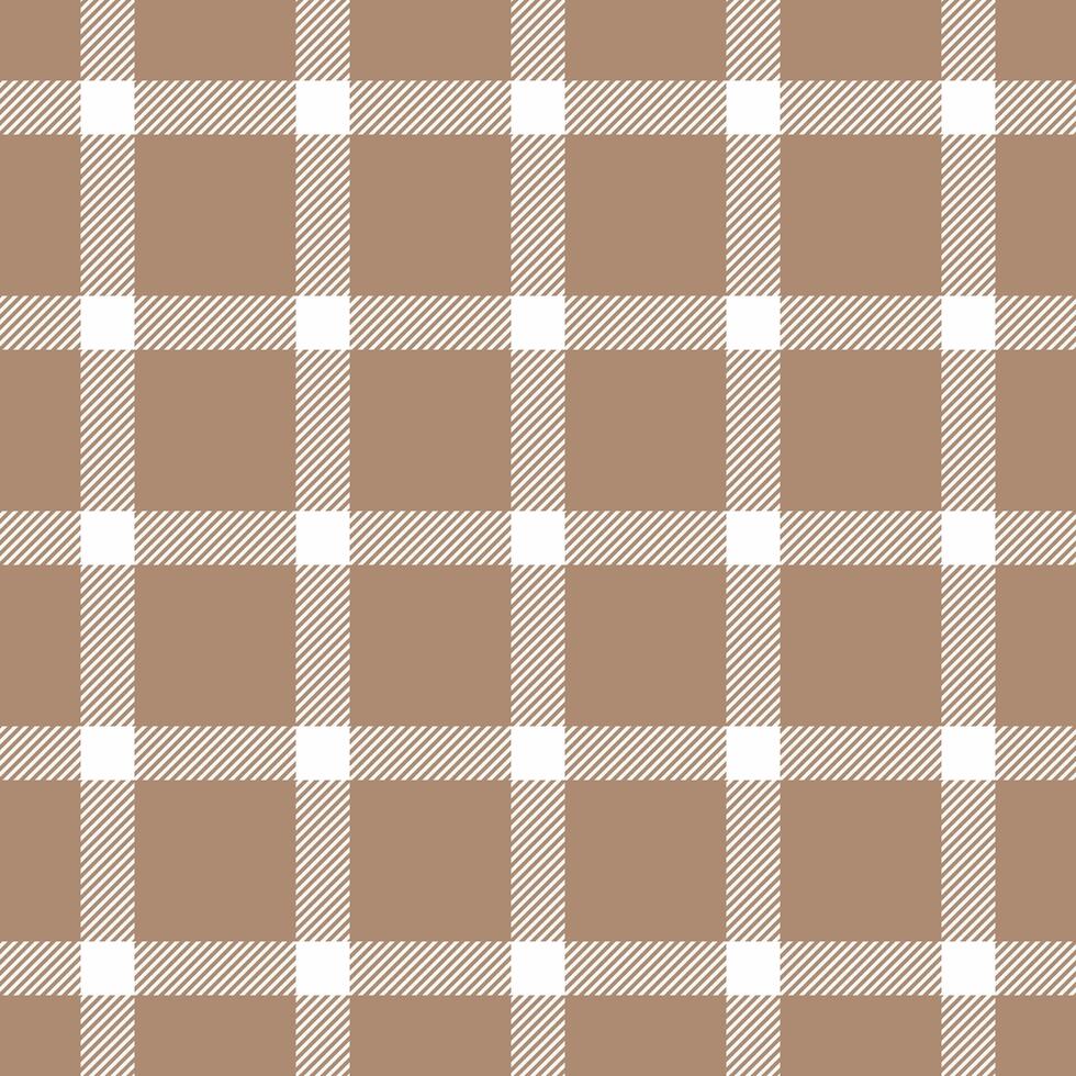 Elegant taupe and white plaid pattern. Perfect for textile design, website backgrounds, or autumnal themed projects. This subtle yet sophisticated texture evokes feelings of warmth and comfort. vector
