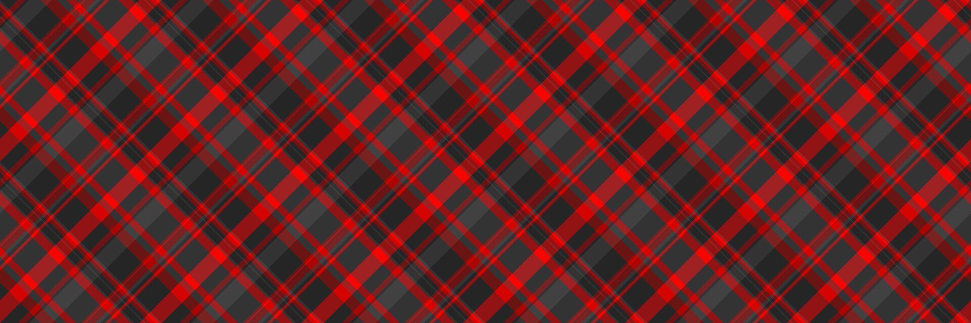 Dynamic red and grey plaid pattern. Perfect for textile design, fashion, or website backgrounds. This vibrant, seamless texture evokes energy and tradition. vector