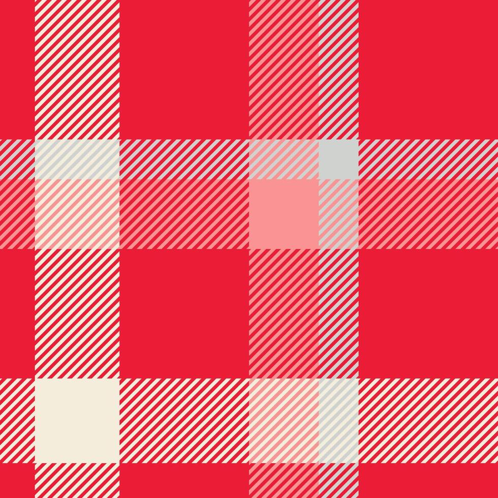 Arabic background pattern tartan, content textile seamless check. Merry christmas plaid fabric texture in red and antique white colors. vector
