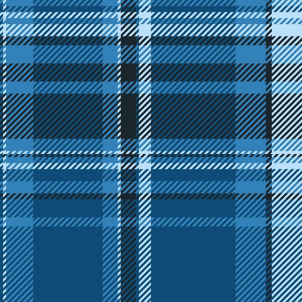 Stylish blue and black plaid pattern. Perfect for textile design, fashion, apparel, websites, or backgrounds. vector