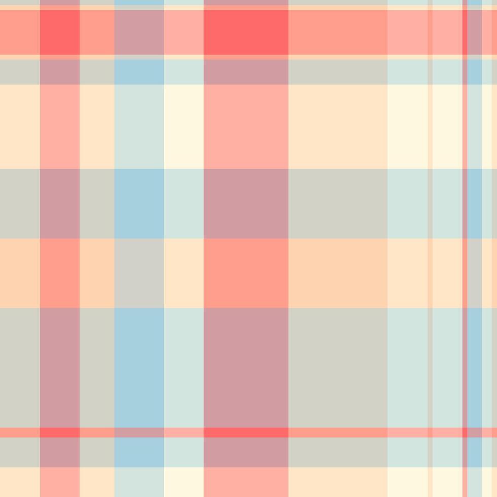 Striped textile pattern seamless, fiber fabric check tartan. Argyle background texture plaid in light and white colors. vector