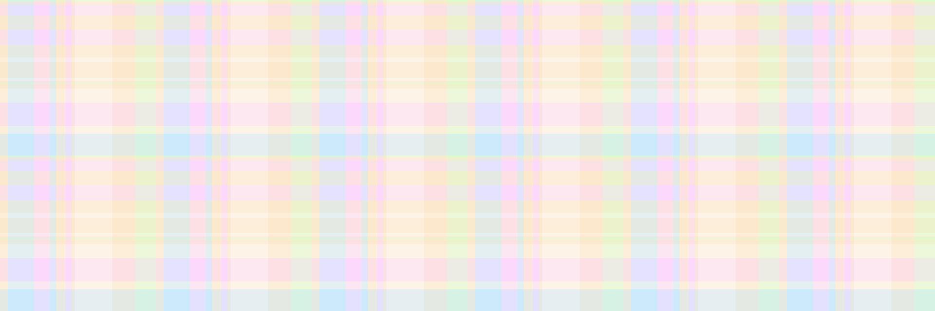 Irish tartan seamless check, dress textile plaid. Inspiration background texture pattern fabric in light and papaya whip colors. vector