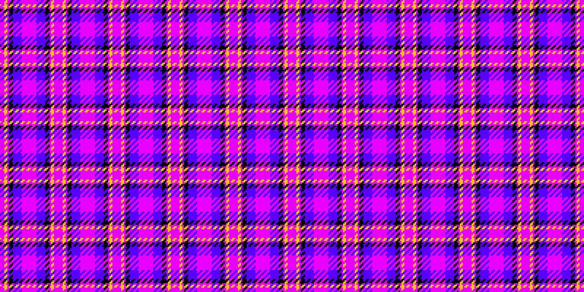 Hanukkah fabric plaid seamless, string texture check pattern. Fibre textile tartan background in bright and black colors. vector