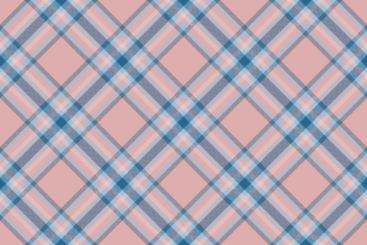 Tattersall plaid textile, full check tartan seamless. Festive texture fabric pattern background in light and cyan colors. vector