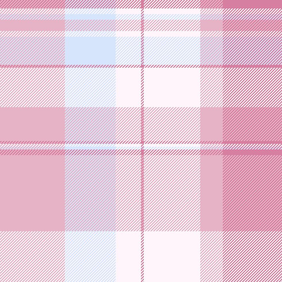 Delicate pastel pink and blue plaid pattern. Perfect for textile design, fashion, scrapbooking, or website backgrounds. Subtle texture adds visual interest. vector