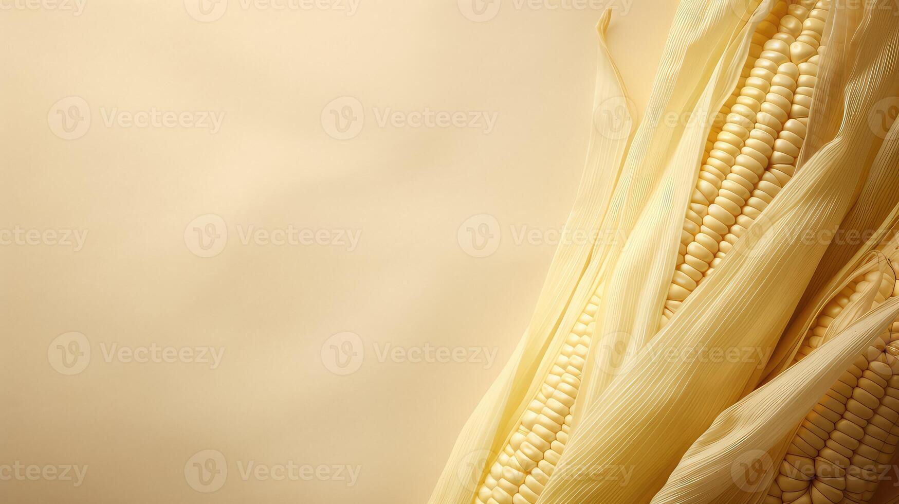 beige isolated corn background photo