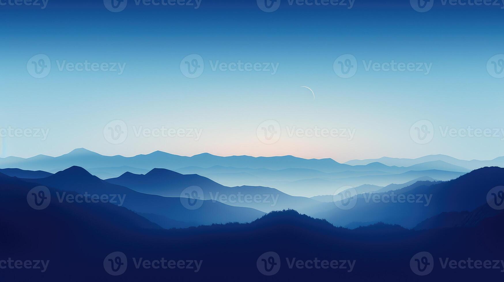 indigo blue graidant photo