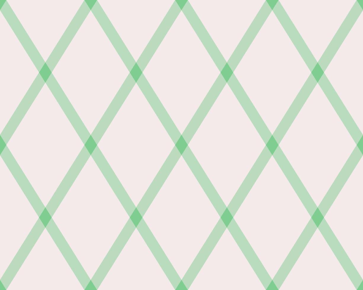 Elegant pastel green and blush pink diamond plaid pattern. Perfect for websites, stationery, textiles, and branding projects seeking a fresh, minimalist aesthetic. vector