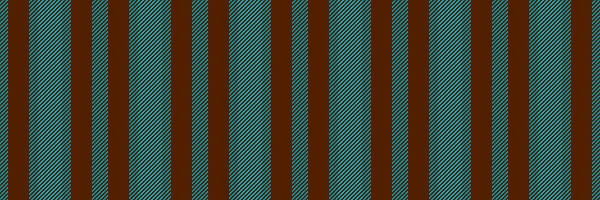 Arack vertical texture stripe, marriage lines background fabric. Mint seamless textile pattern in cyan and orange colors. vector