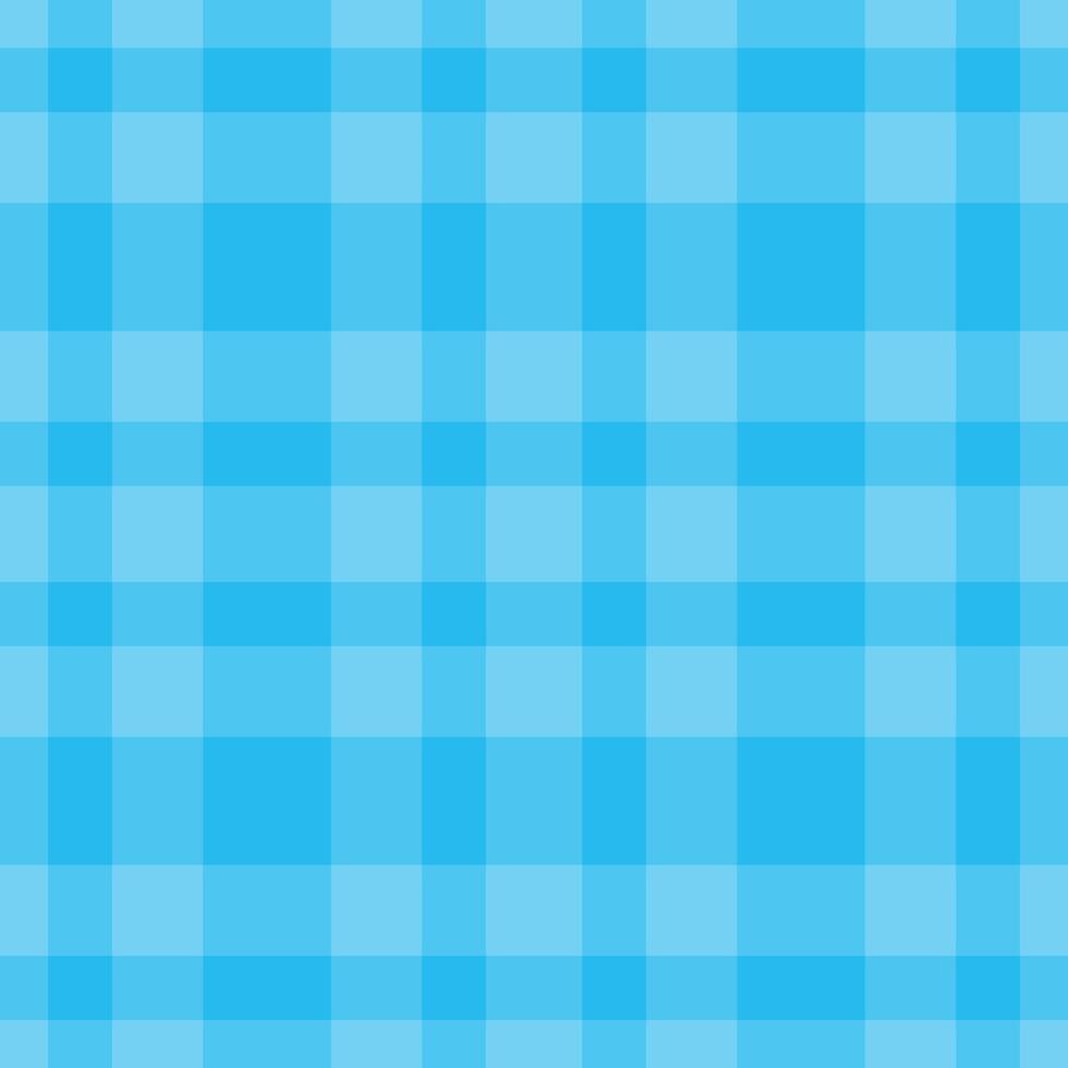 Continuity tartan texture check, editable textile background. Underwear pattern seamless plaid fabric in cyan color. vector