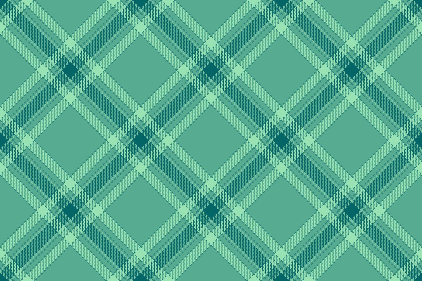 Seamless teal and mint green plaid pattern. Perfect for textile designs, backgrounds, or website designs. vector
