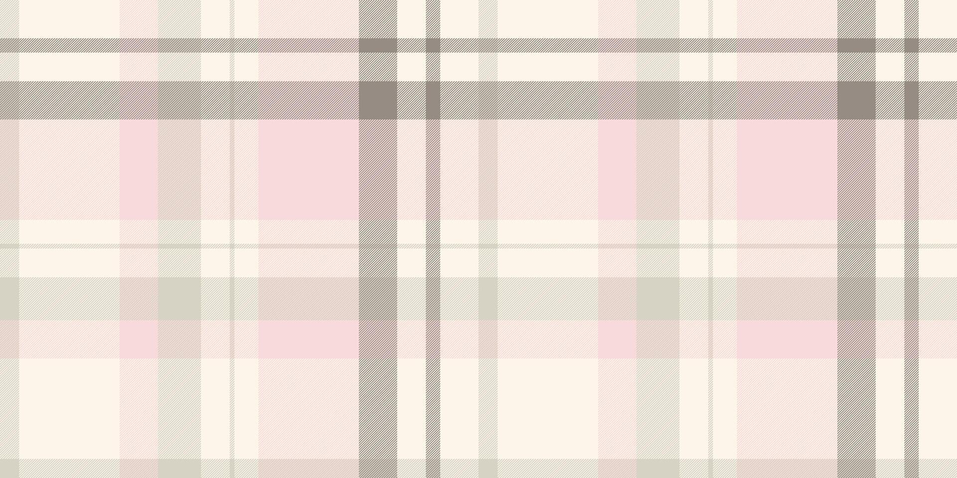 Product background plaid, invite pattern seamless textile. Fibre fabric texture check tartan in light and sea shell colors. vector