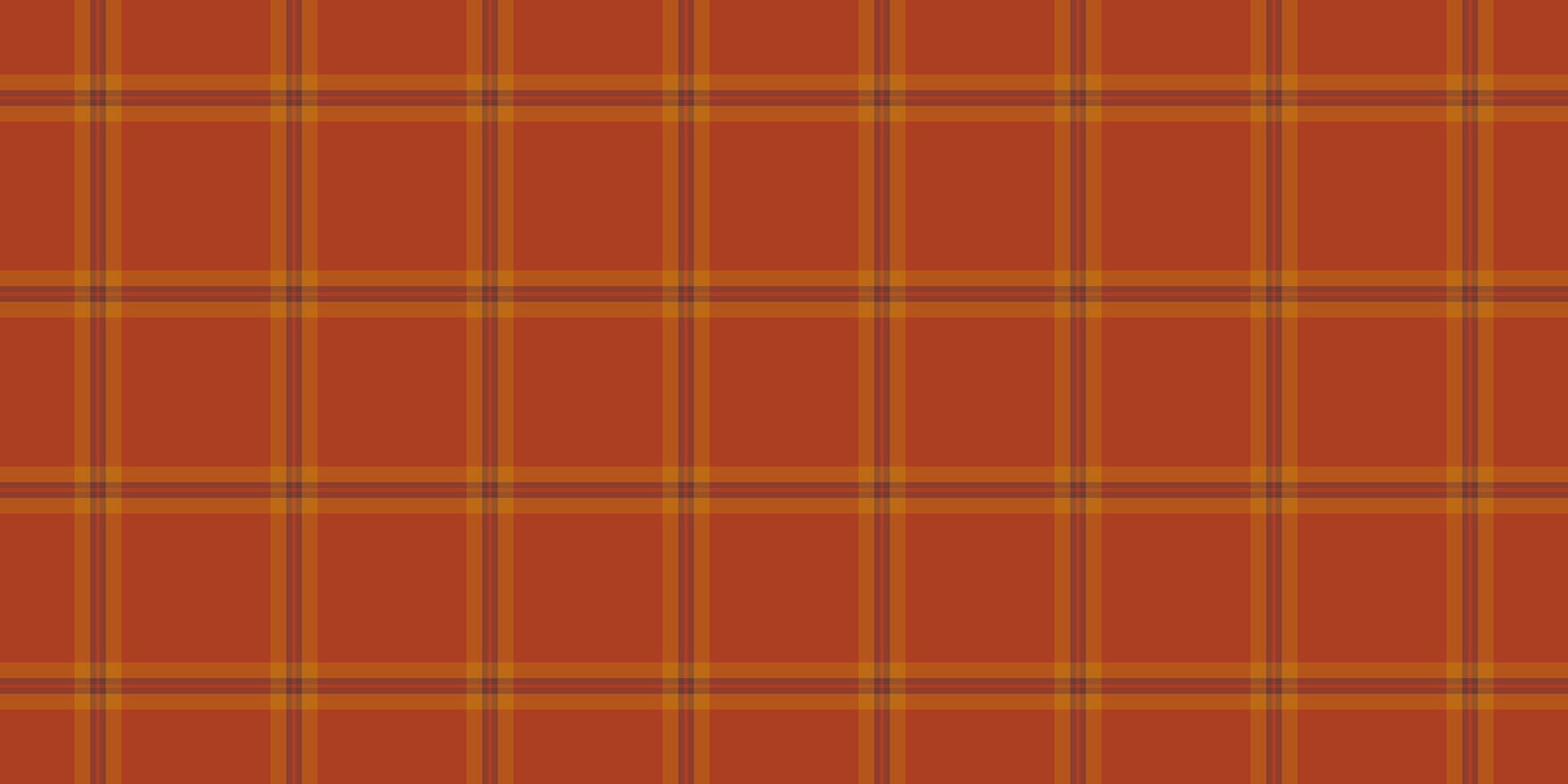 Teenage fabric tartan, minimalist seamless check plaid. Youth background texture pattern textile in red and orange colors. vector