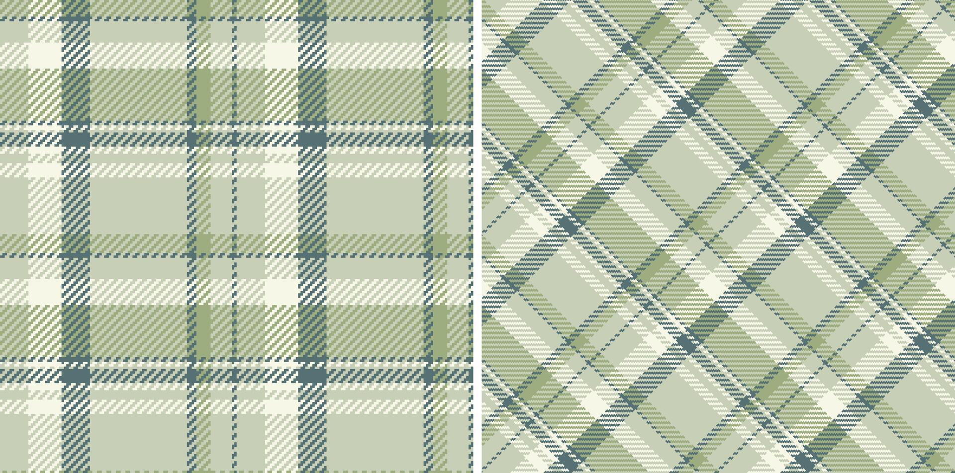 Plaid texture seamless of pattern textile with a tartan background check fabric. Set in pastel colors. Stylish gingham patterns for clothing. vector