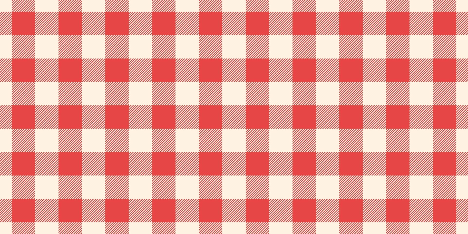 Fold texture pattern fabric, robe tartan background check. Summertime textile plaid seamless in old lace and red colors. vector