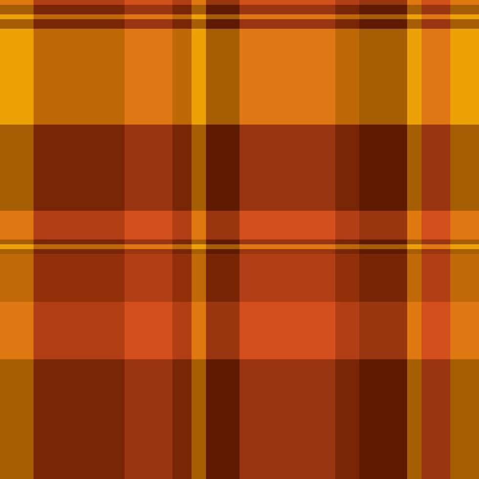 Pajamas textile pattern tartan, art seamless background check. Tidy texture plaid fabric in orange and bright colors. vector