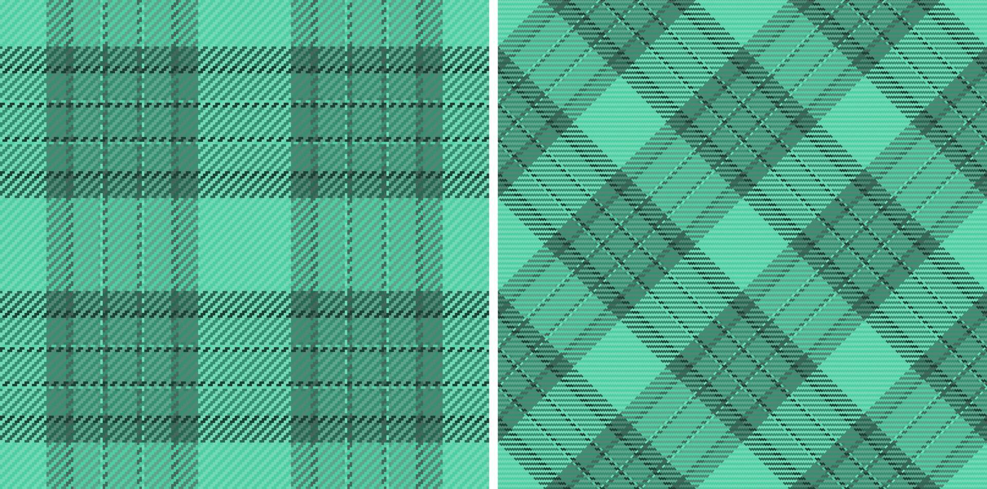 Check textile plaid of background seamless with a pattern tartan fabric texture. Set in fashionable colors. Custom geometry in multicolored fashion. vector