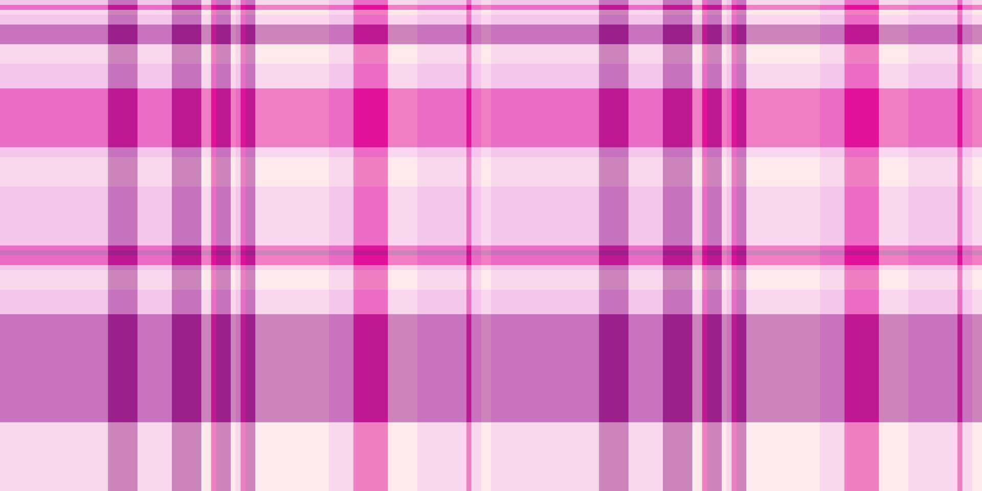 Official tartan check, damask textile texture pattern. Variation background seamless plaid fabric in pink and light colors. vector