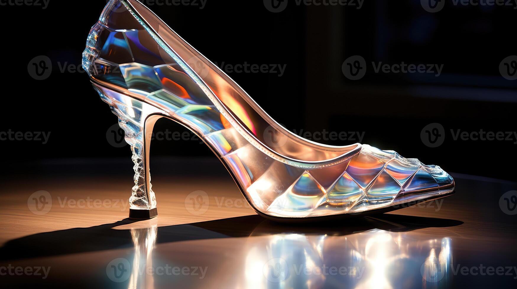 illusion glass slipper photo