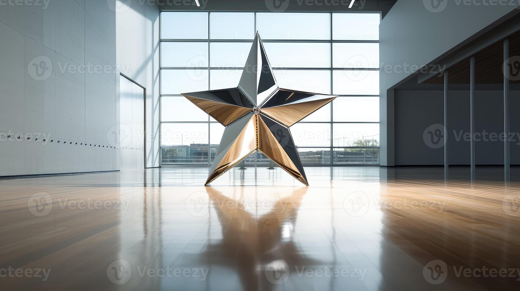 modern chrome star photo