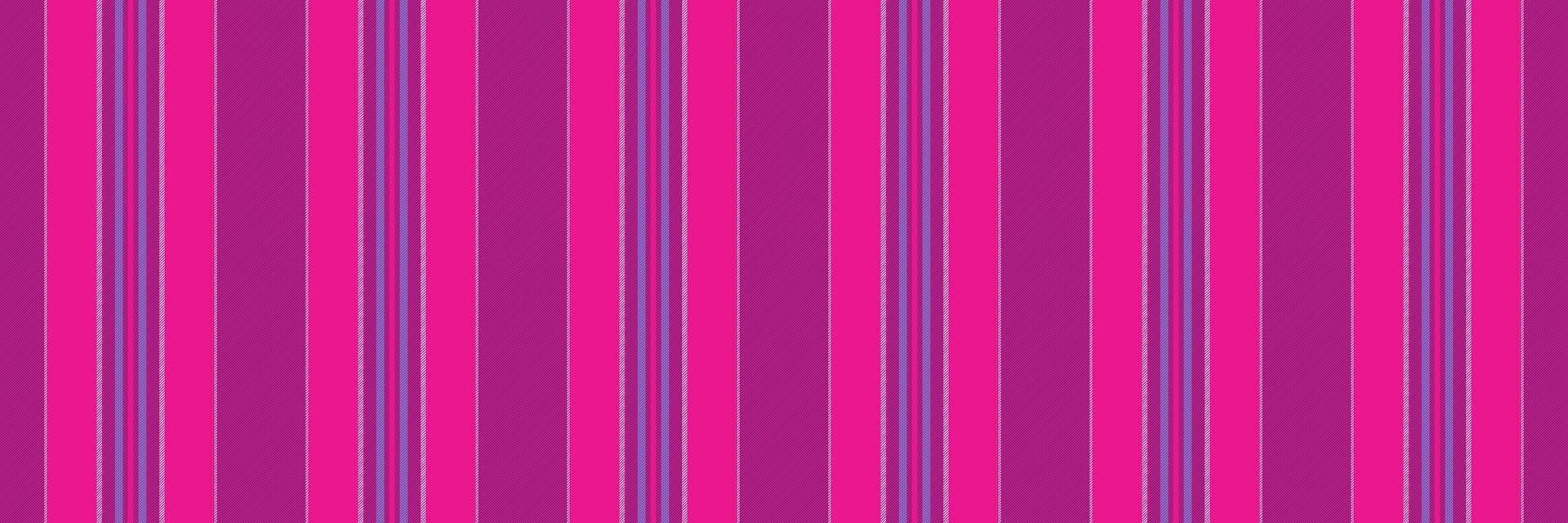 Network fabric vertical texture, fresh lines seamless. Row textile stripe pattern background in bright and purple colors. vector