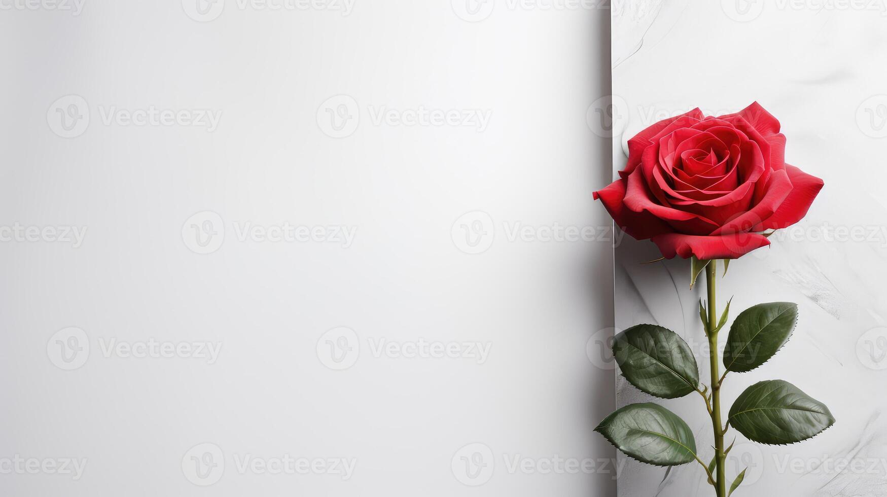 red light grey background photo