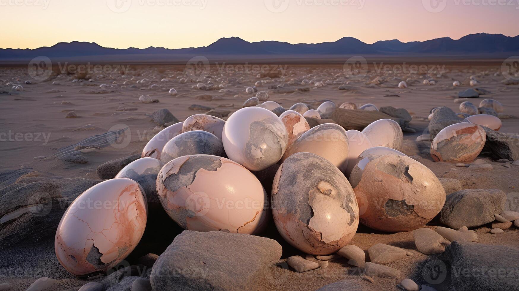 rocky alien egg photo