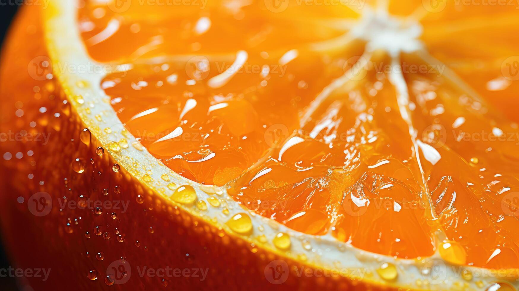 shiny color orange fruit photo