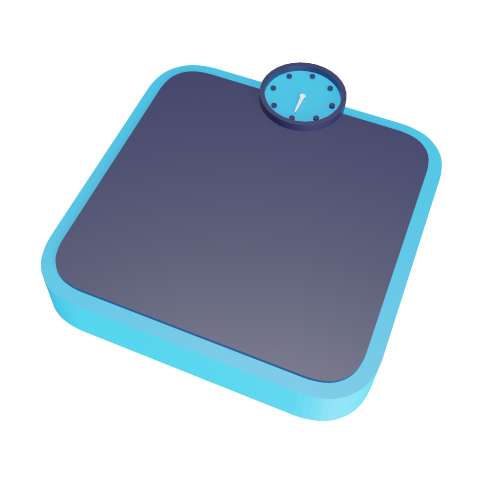 3d blue scales equipment gym png