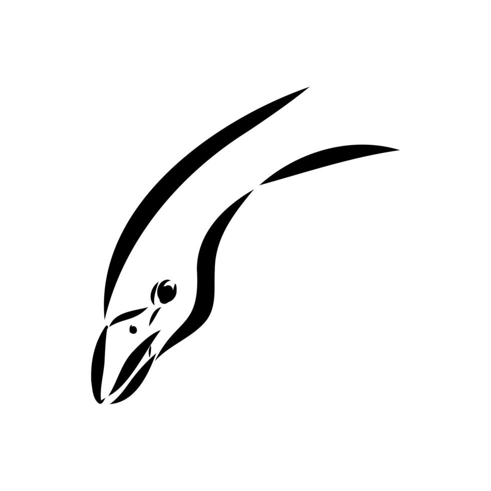 avimim dinosaur head vector