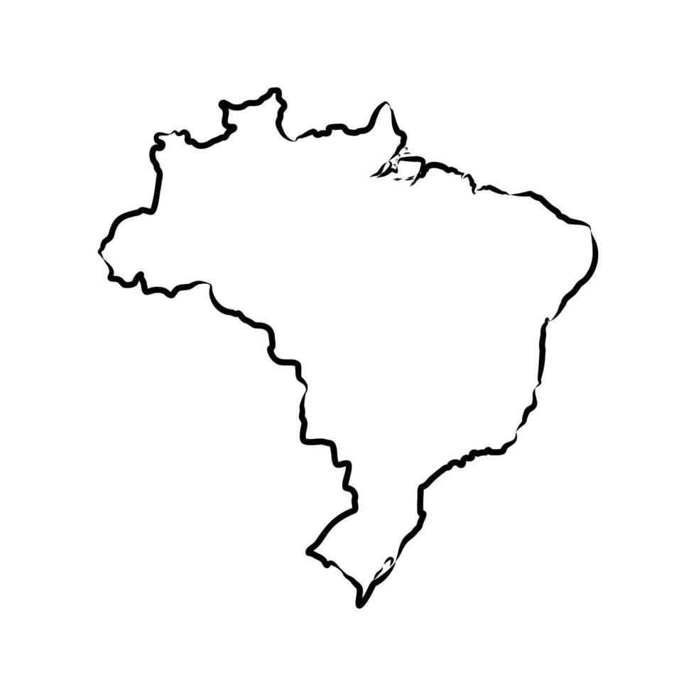 map of the State of Brazil vector