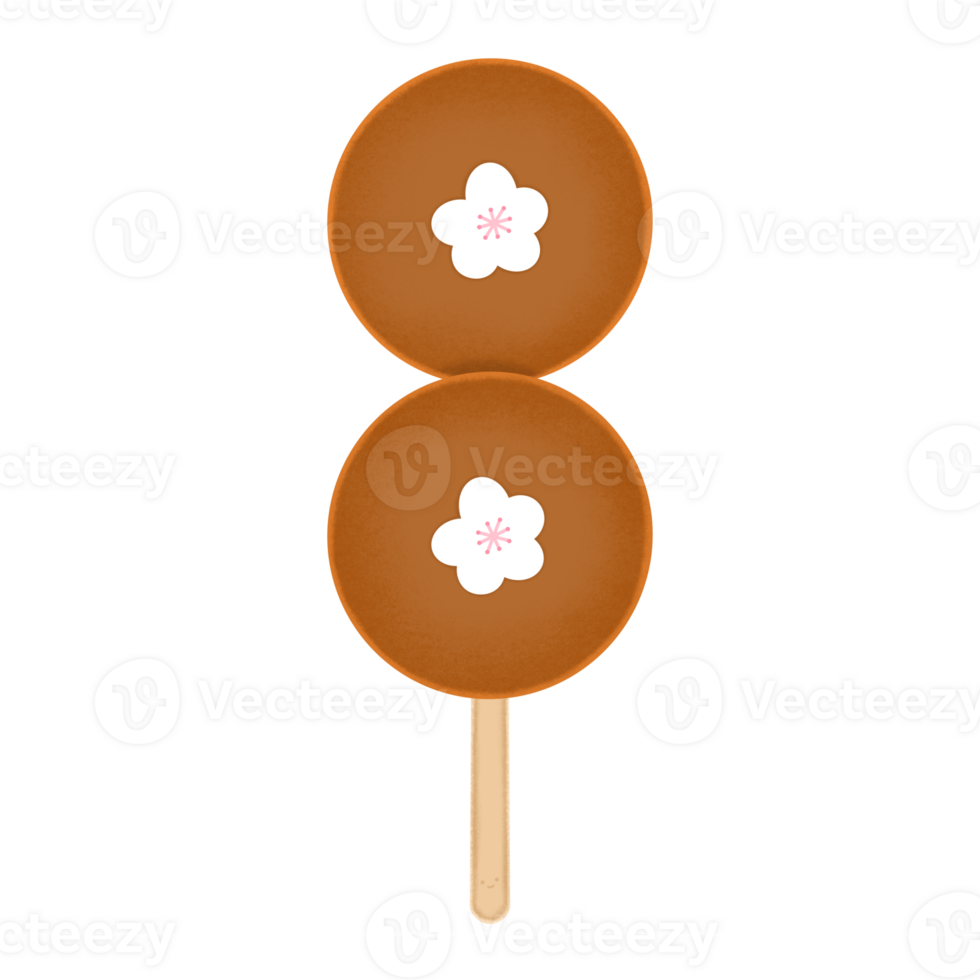 Dango Cartoon Japanese Dessert png