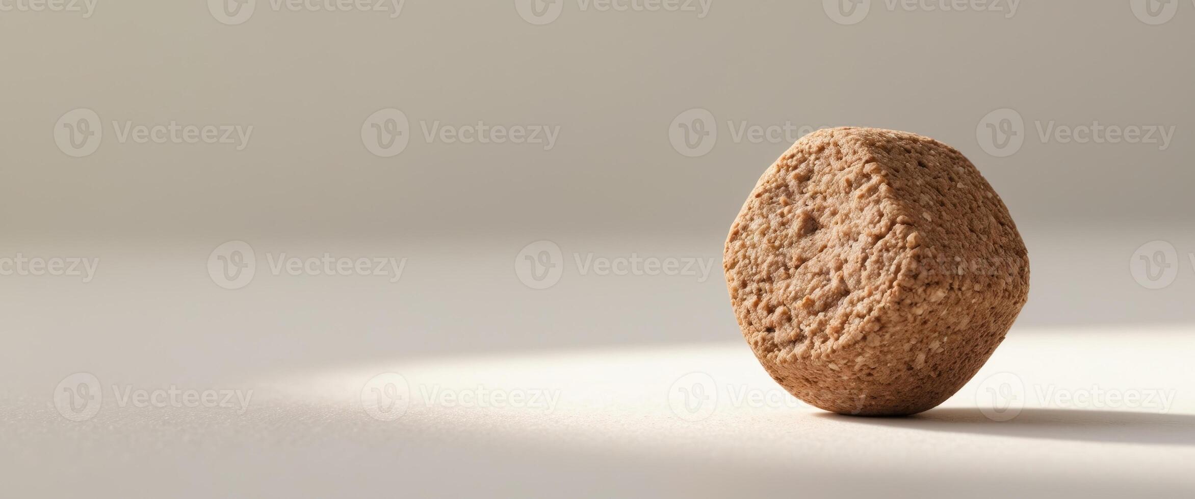 closeup of dry dog food kibble a nutritious and delicious meal for your canine companion. photo