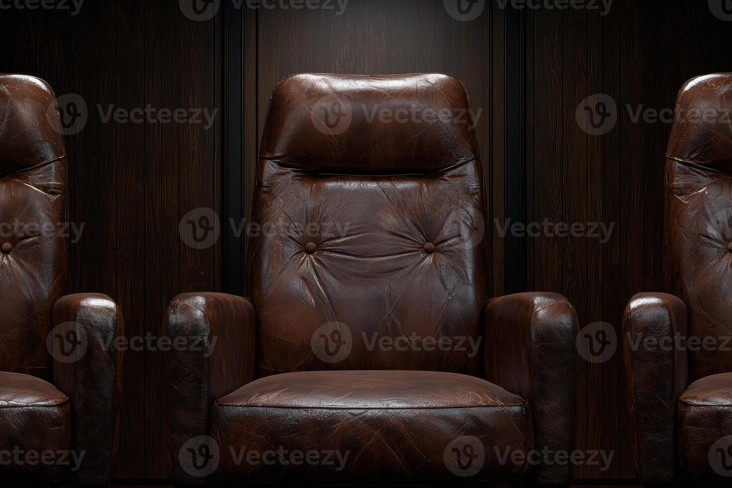 Leather executive chairs in a boardroom setting photo
