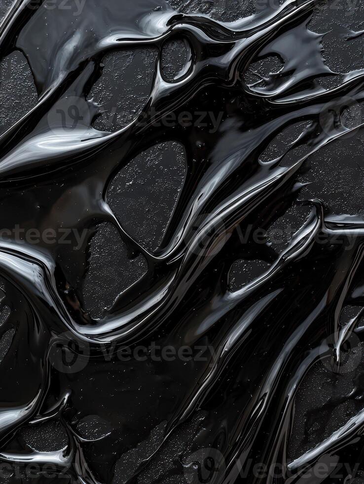 Abstract black paint texture background photo