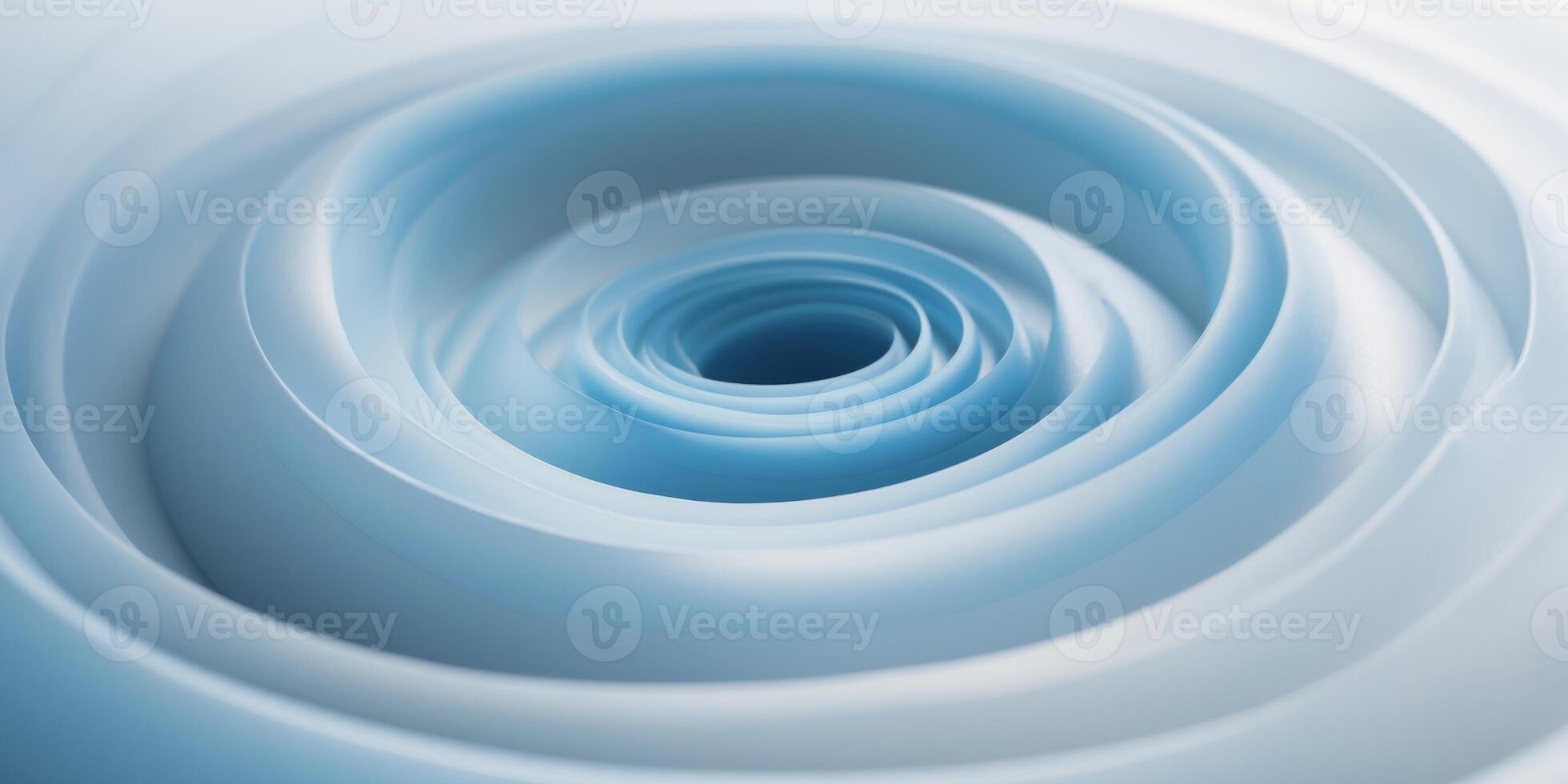 Abstract Blue Swirling Vortex Displayed On Screen photo