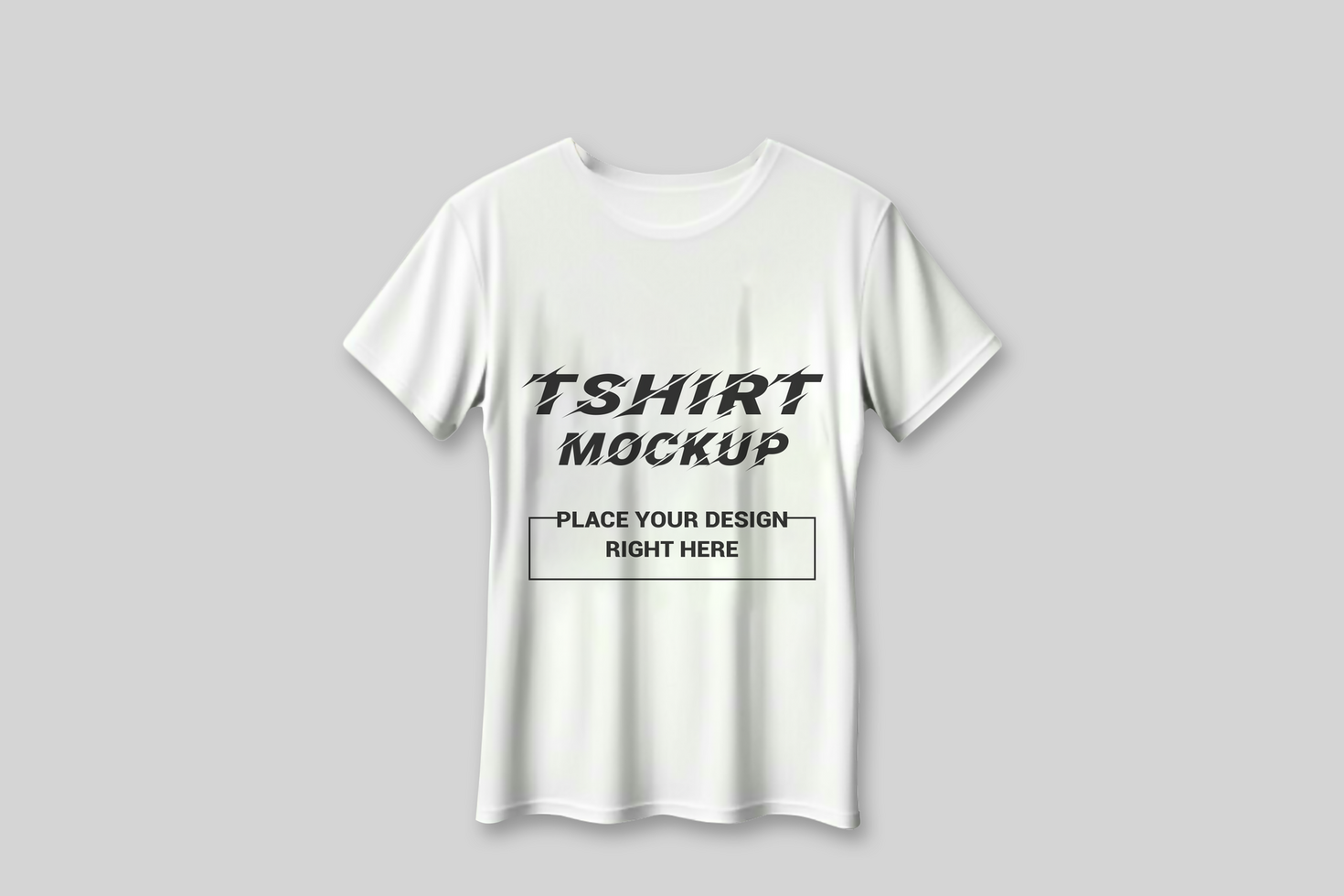 White t-shirt for mockup psd
