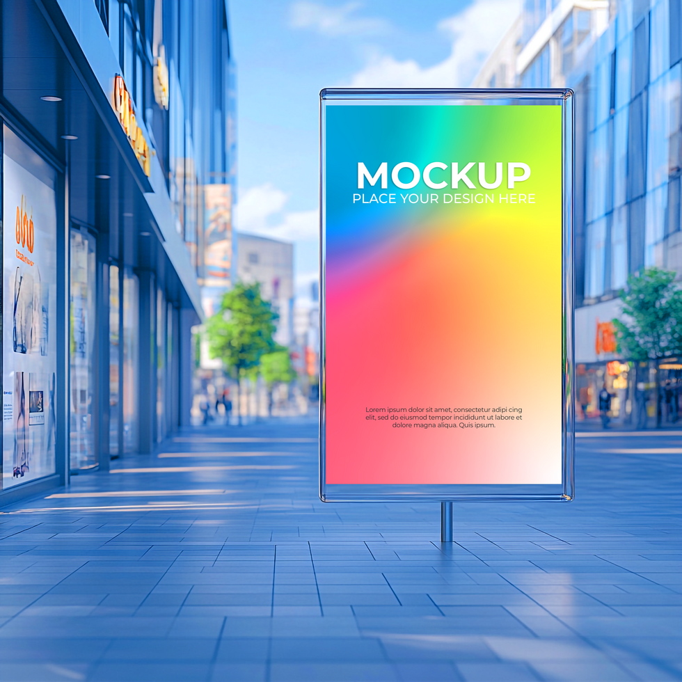 Customizable empty frame template for multipurpose use psd