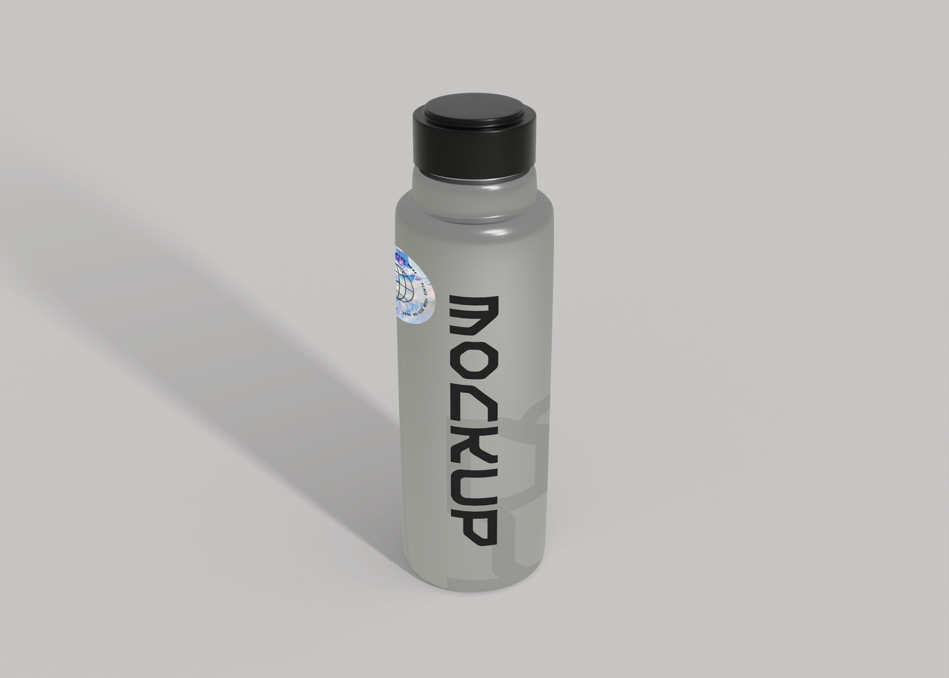 Stainless Steel Sports Bottle Mockup for Premium Branding psd