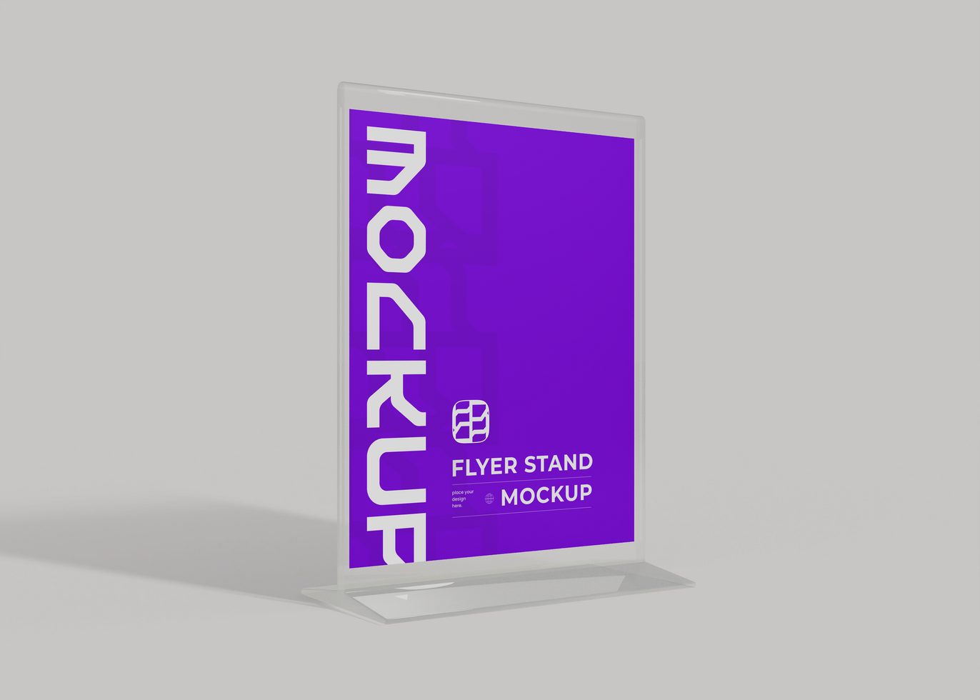 Flyer Stand Branding Mockup psd