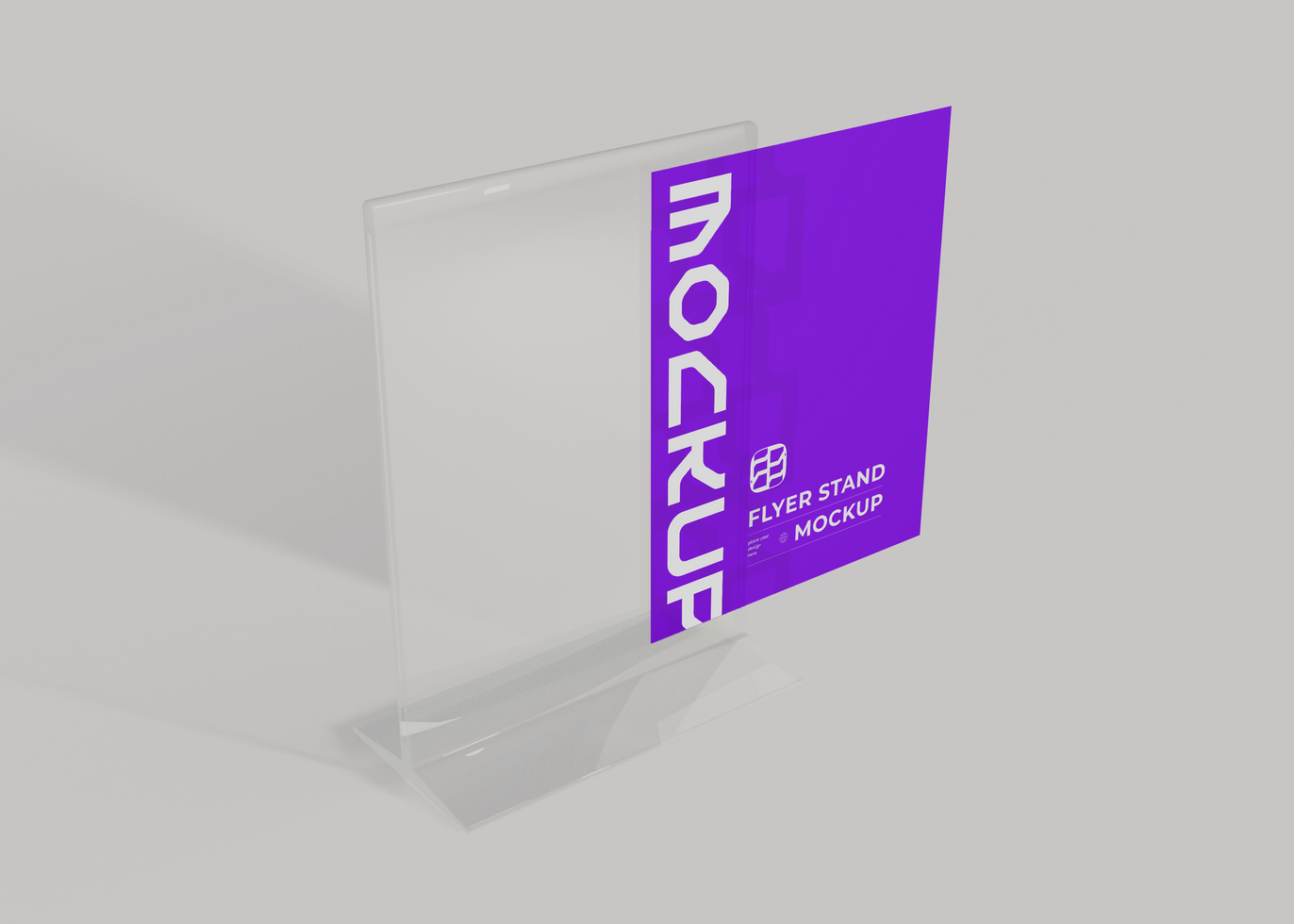 Flyer Stand Presentation Mockup psd