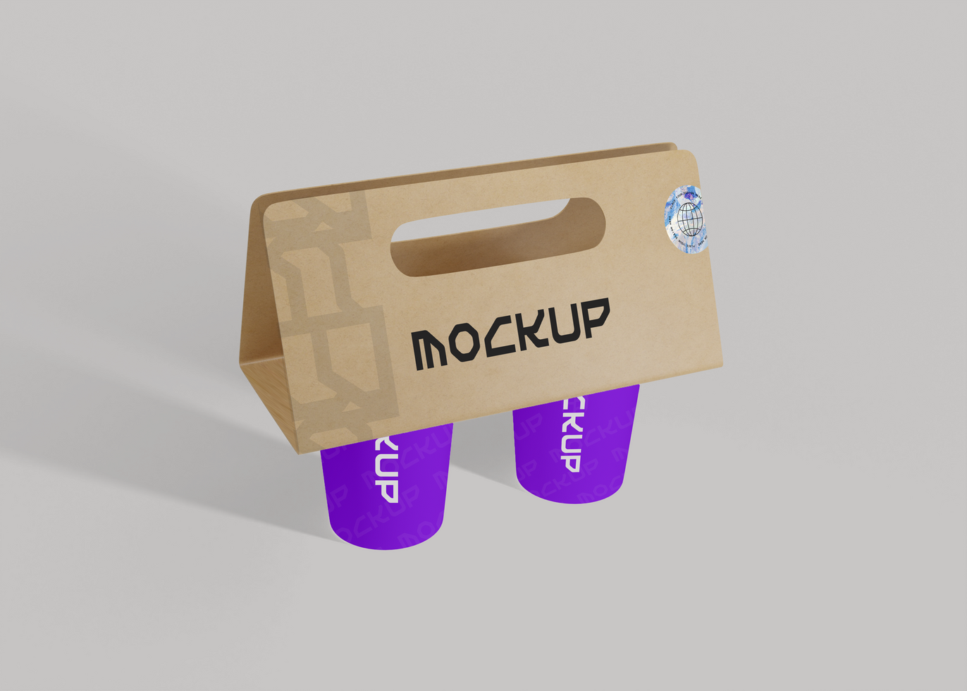 Coffee Holder Mockup Presentation psd