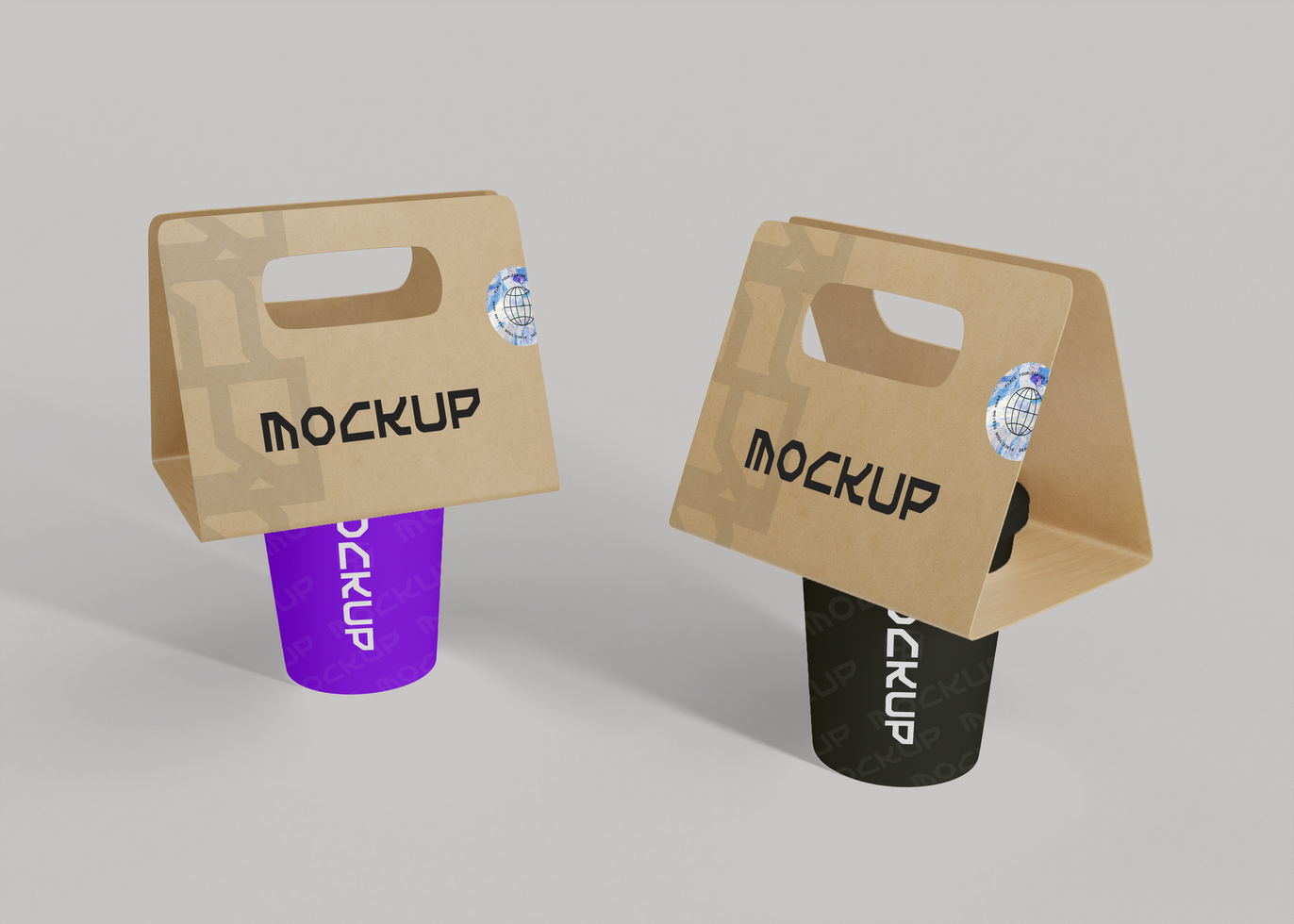 Minimalist Coffee Sleeve Mockup for Branding psd