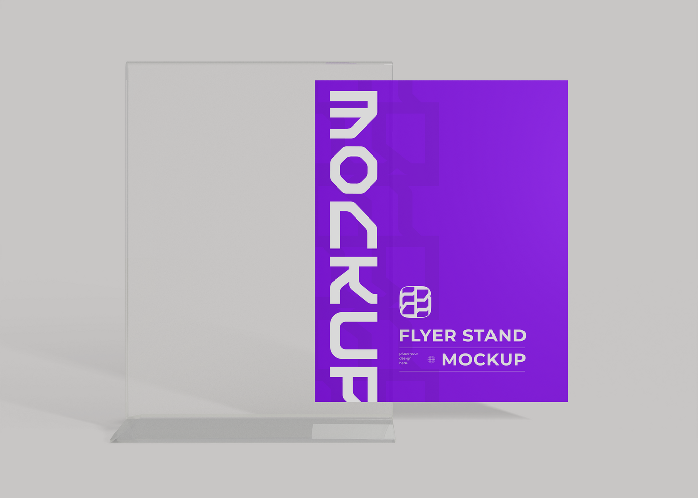 Minimalistic Flyer Stand for Branding psd